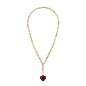 Roxanne Assoulin The Mini Puffy Heart Charm Necklace